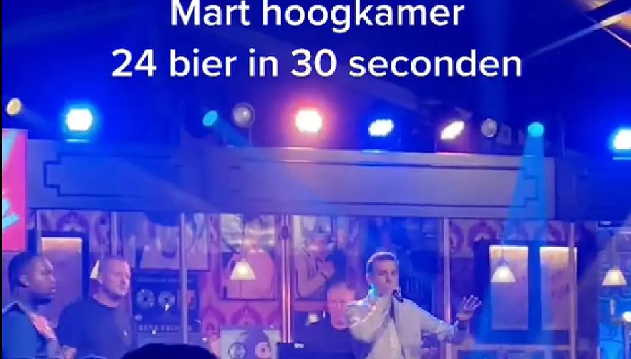 Eerste optreden Mart Hoogkamer na rustpauze gaat mis: zanger bekogeld