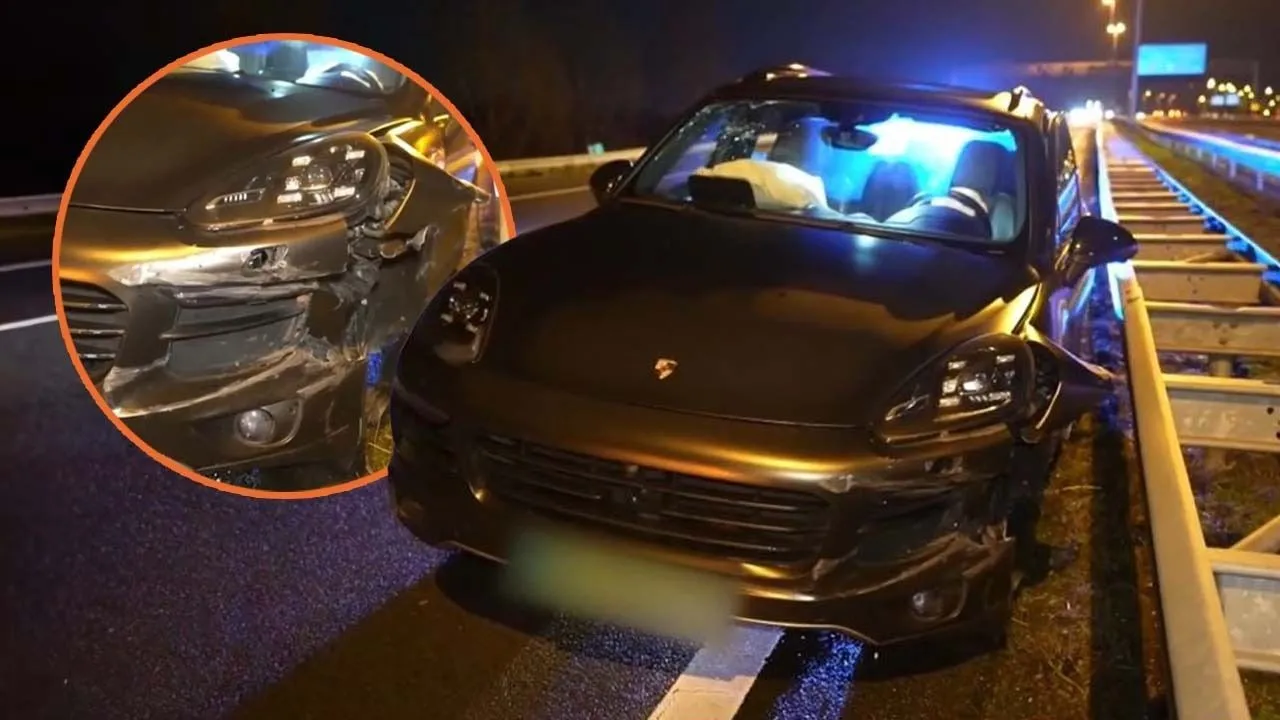 Bekende volkszanger crasht met peperdure Porsche