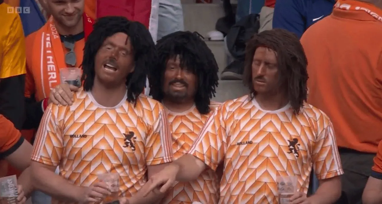 Voetbalfans laaiend, gaan helemaal los over deze 3 Oranjefans