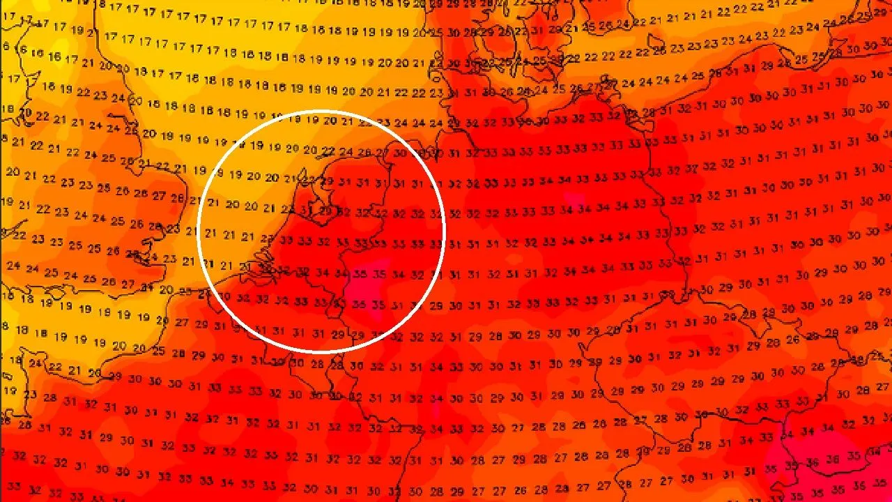 Tropische monsterhitte keert terug: zo heet gaat het worden