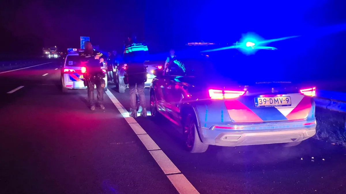 aanhouding op a2 verdachten mensensmokkel