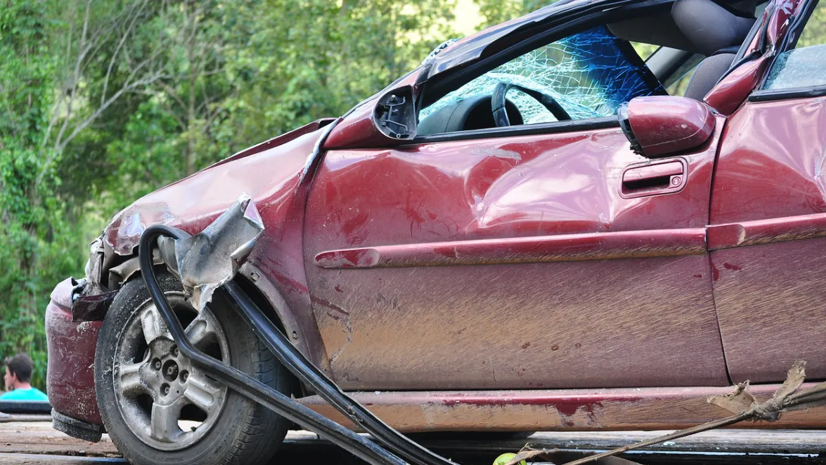 auto op auto berger na ongeval