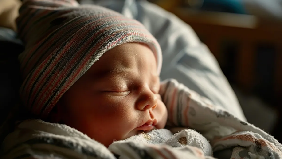 baby slaapt
