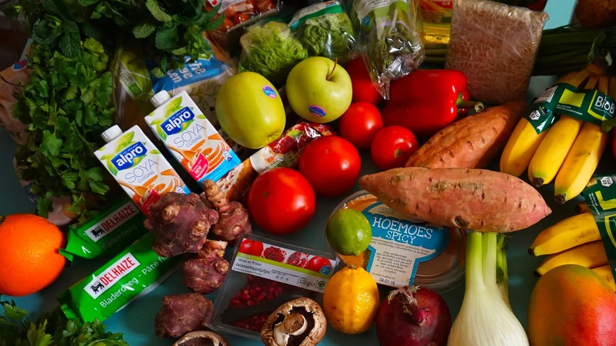 boodschappen groente en fruit