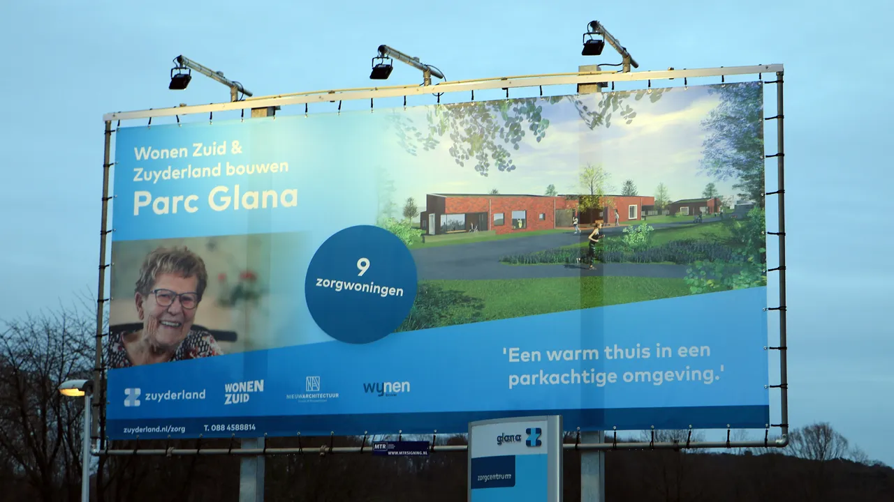bouwbord parc glana