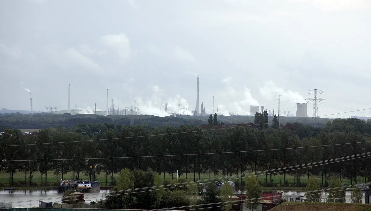 bovenop de grindberg 6 uitzicht op chemelot