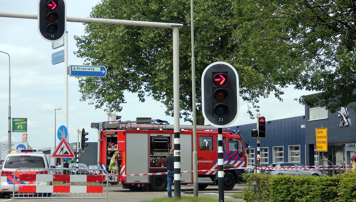 brandweer industriestraat handelscentrum bergerweg gaslucht 16 juni 2016