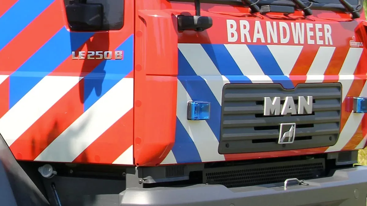 brandweerwagen rechtervoorkant