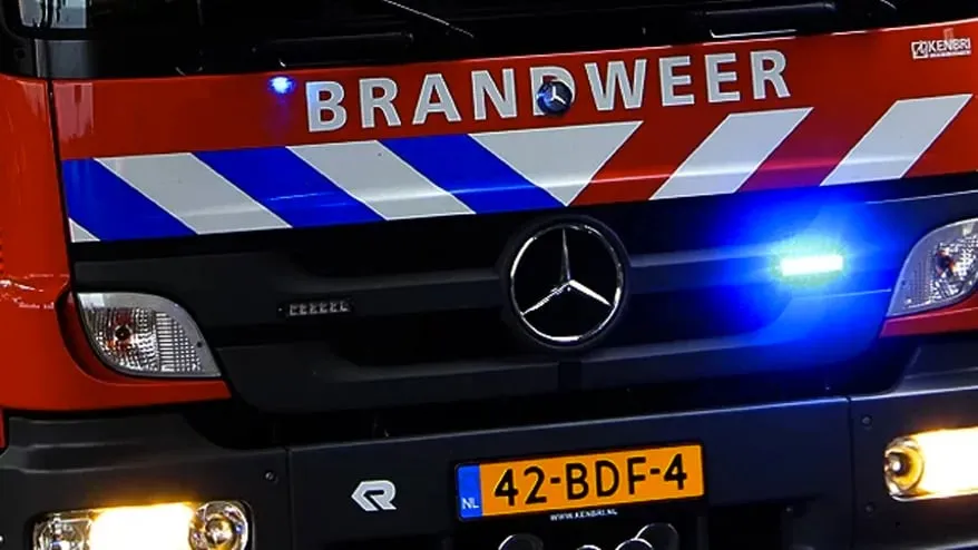 brandweerwagen zwaailicht front