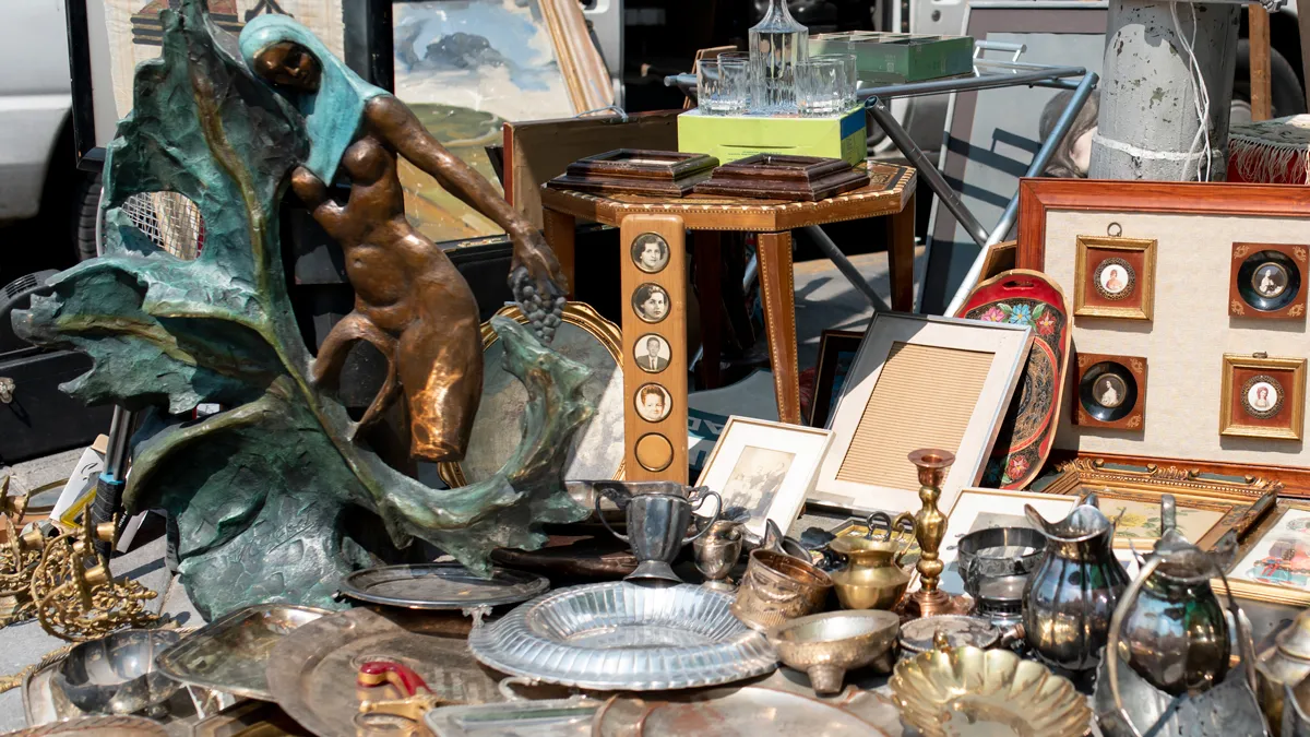 brocantemarktkraam