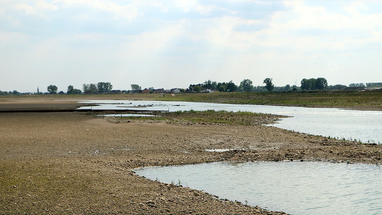 de grensmaas bij grevenbicht 27 mei 2020