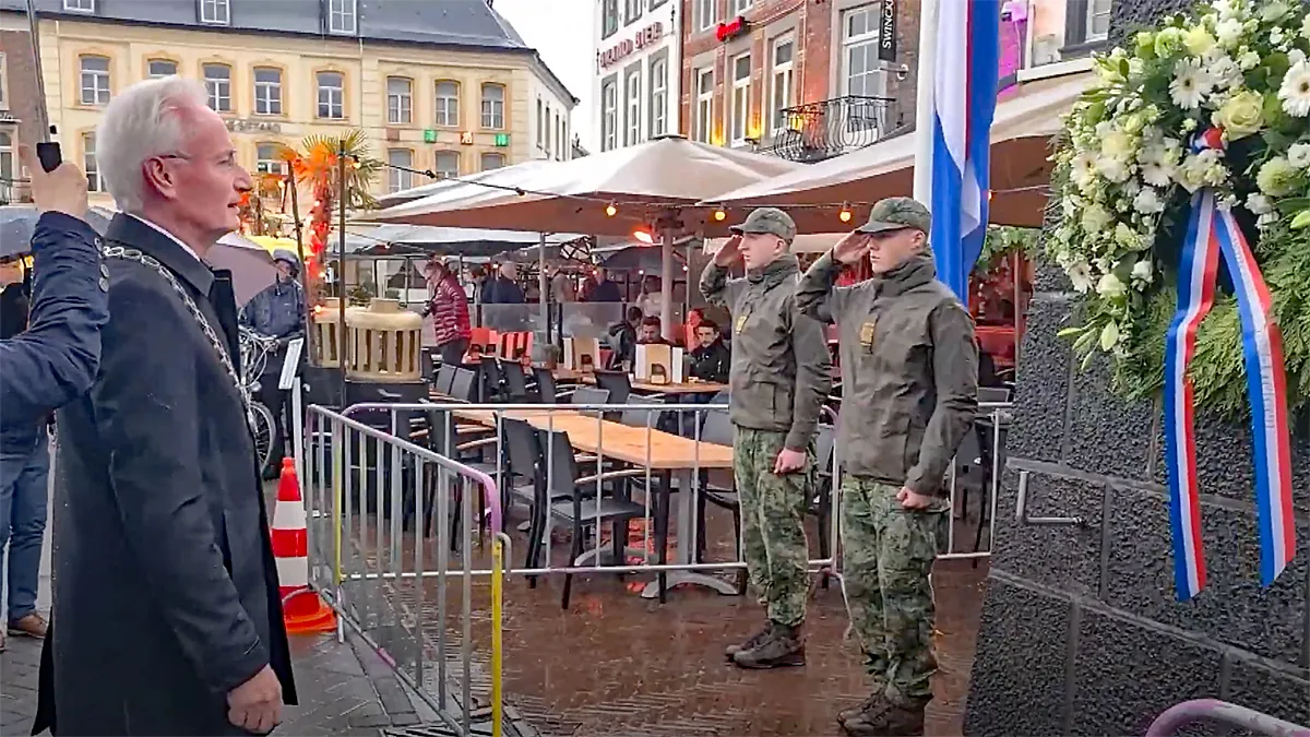 dodenherdenking 2024 markt sittard