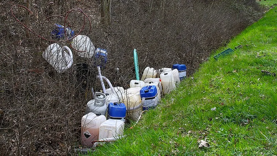 drugsafval dumping vaten vmn fotografie