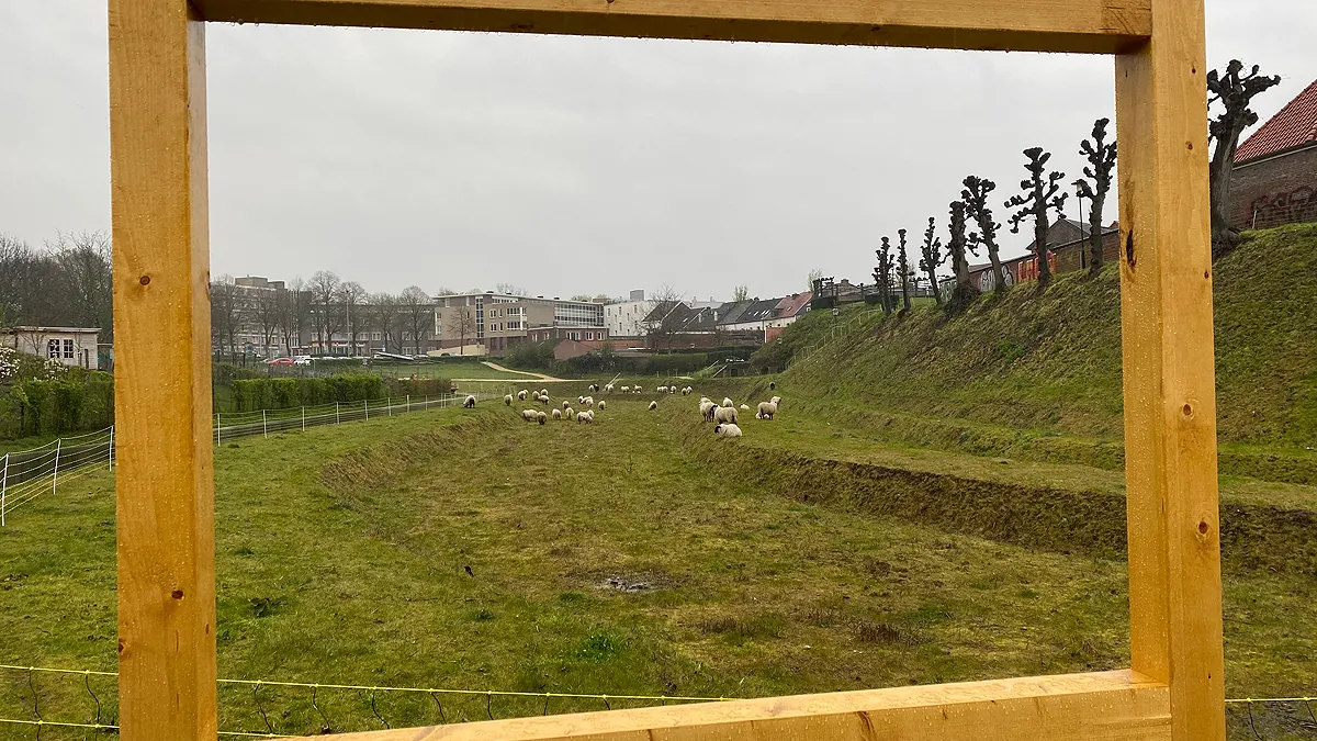 dubbele gracht bij fort sanderbout