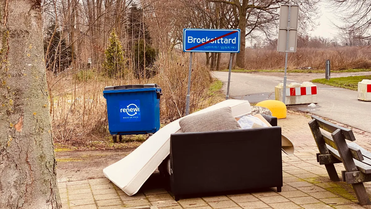 dumping in broeksittard hoek oligstrase