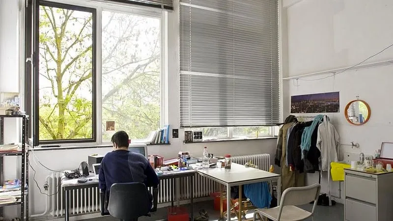 een studentenkamer