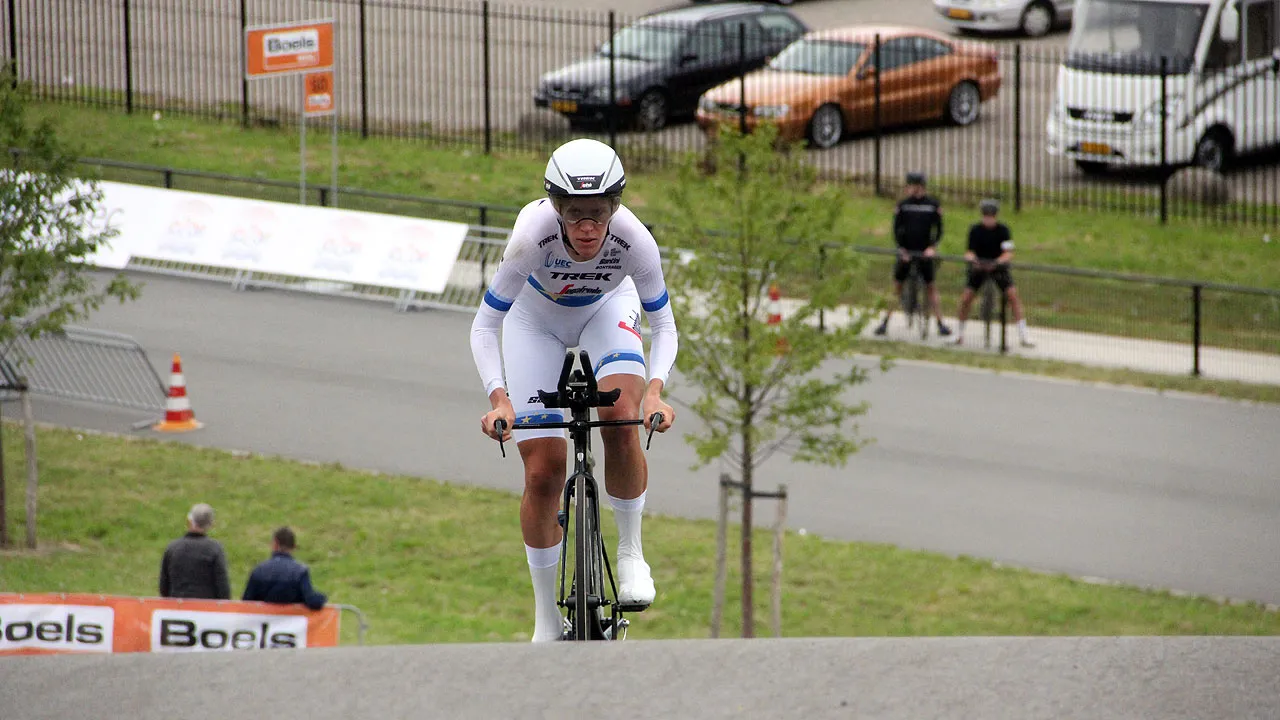 ellen van dijk tijdens boels ladies tour op tdbp sittard