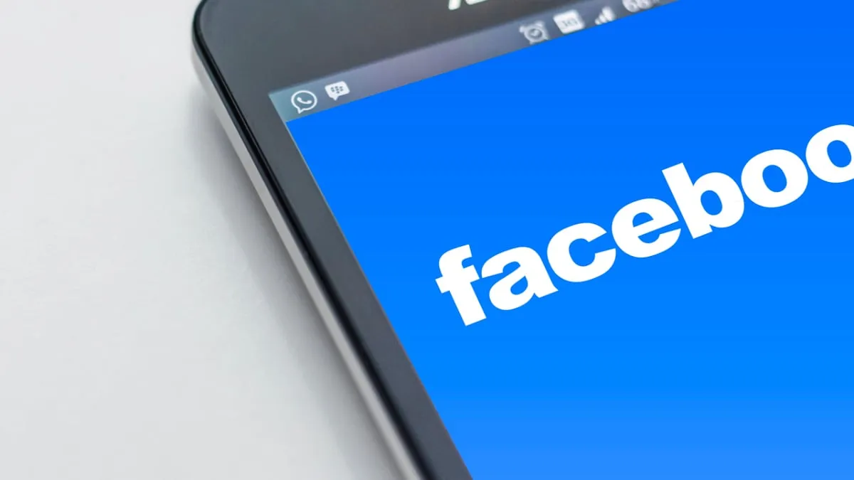 facebook app op mobiele telefoon