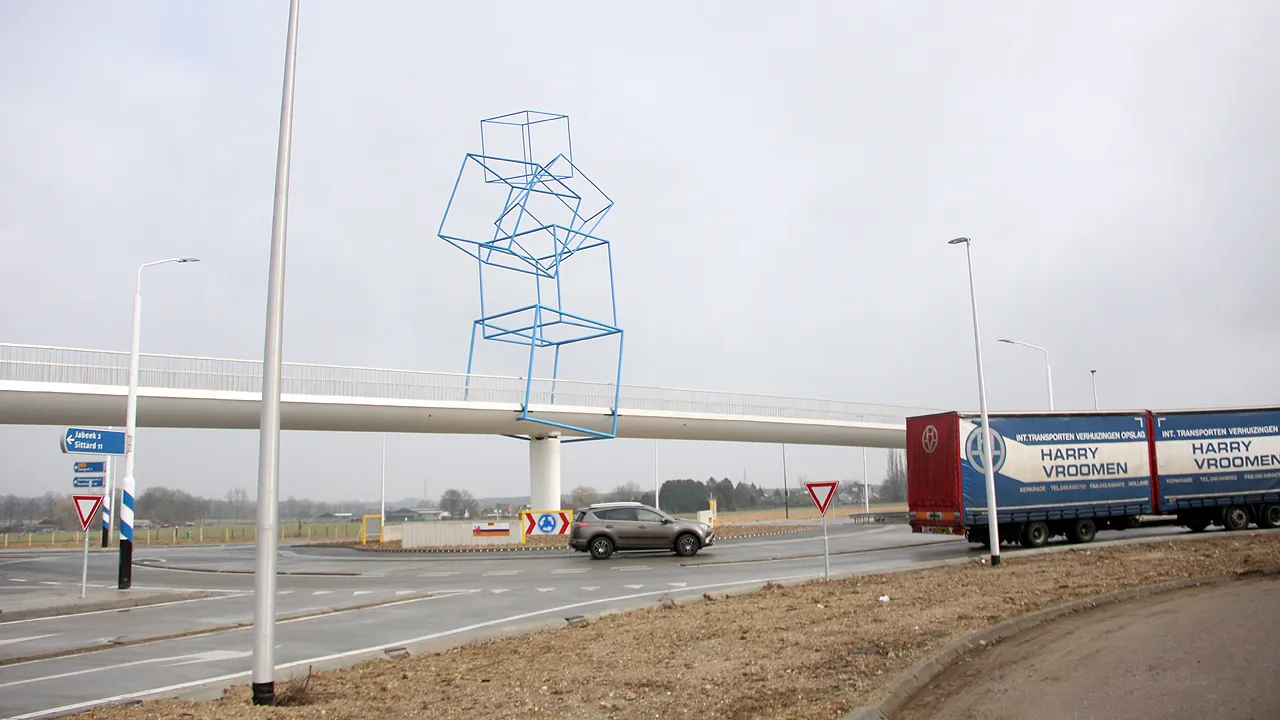 fietsbrug bij schinveld