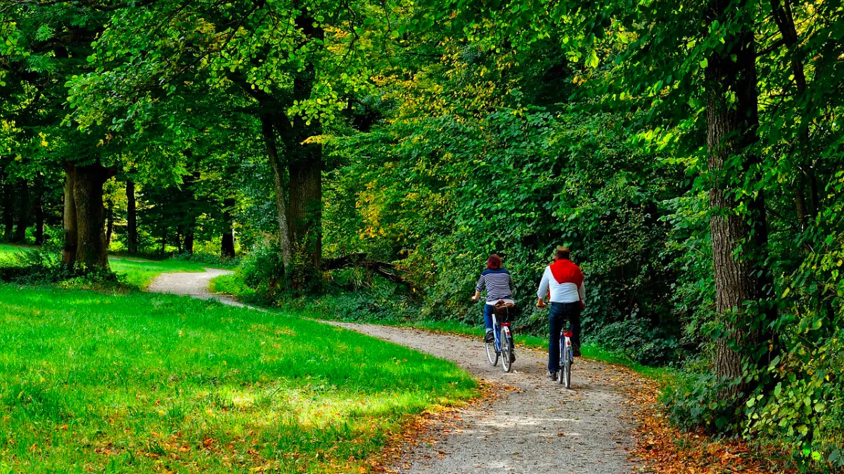 fietsers sport beweging