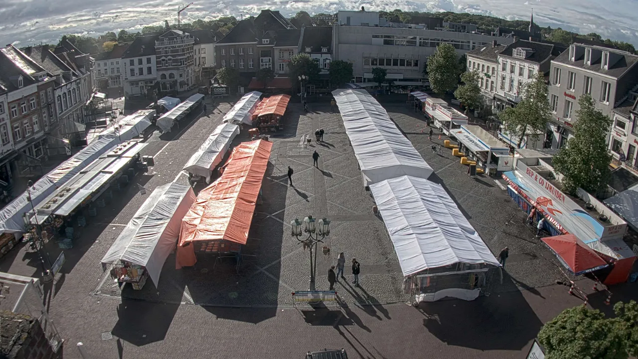 gewijzigde donderdagmarktopstelling in sittard