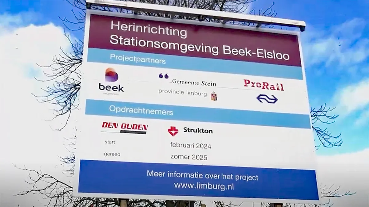 herinrichting stationsomgeving beek stein elsloo