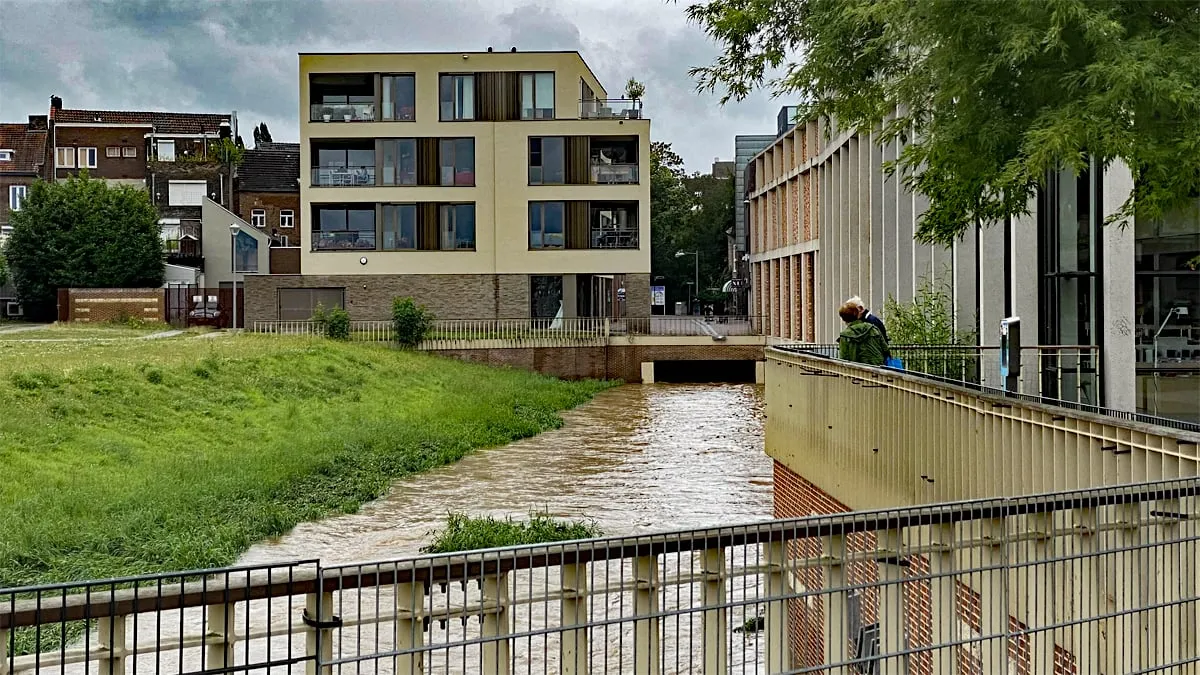 hoog water keutelbeek