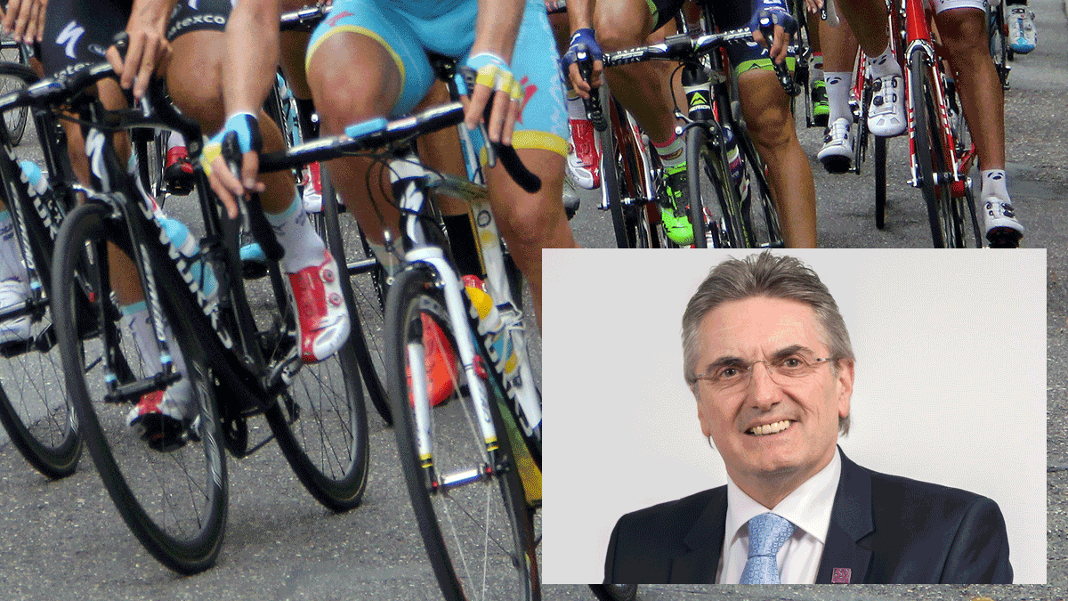 hugo kamps gevallen tijdens fietstrimtocht