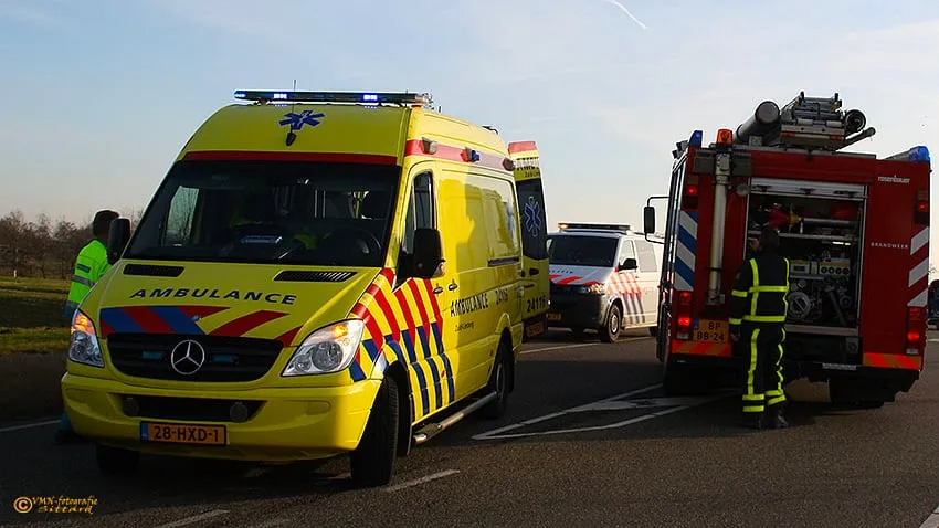 hulpdiensten bij een ongeval vmn fotografie