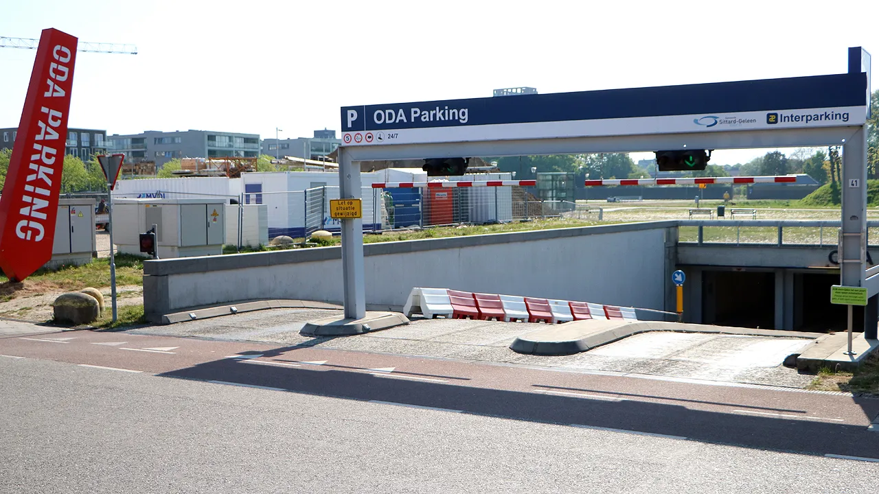 ingang odaparking haspelsestraat sittard