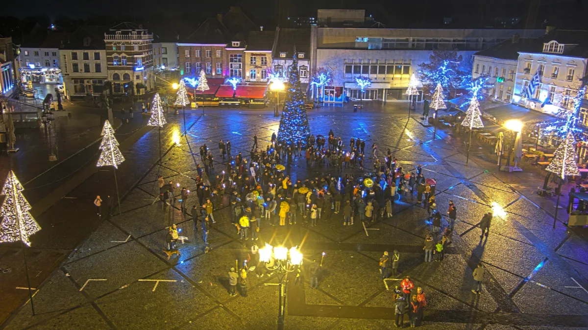 lichtjestocht voor vrijheid