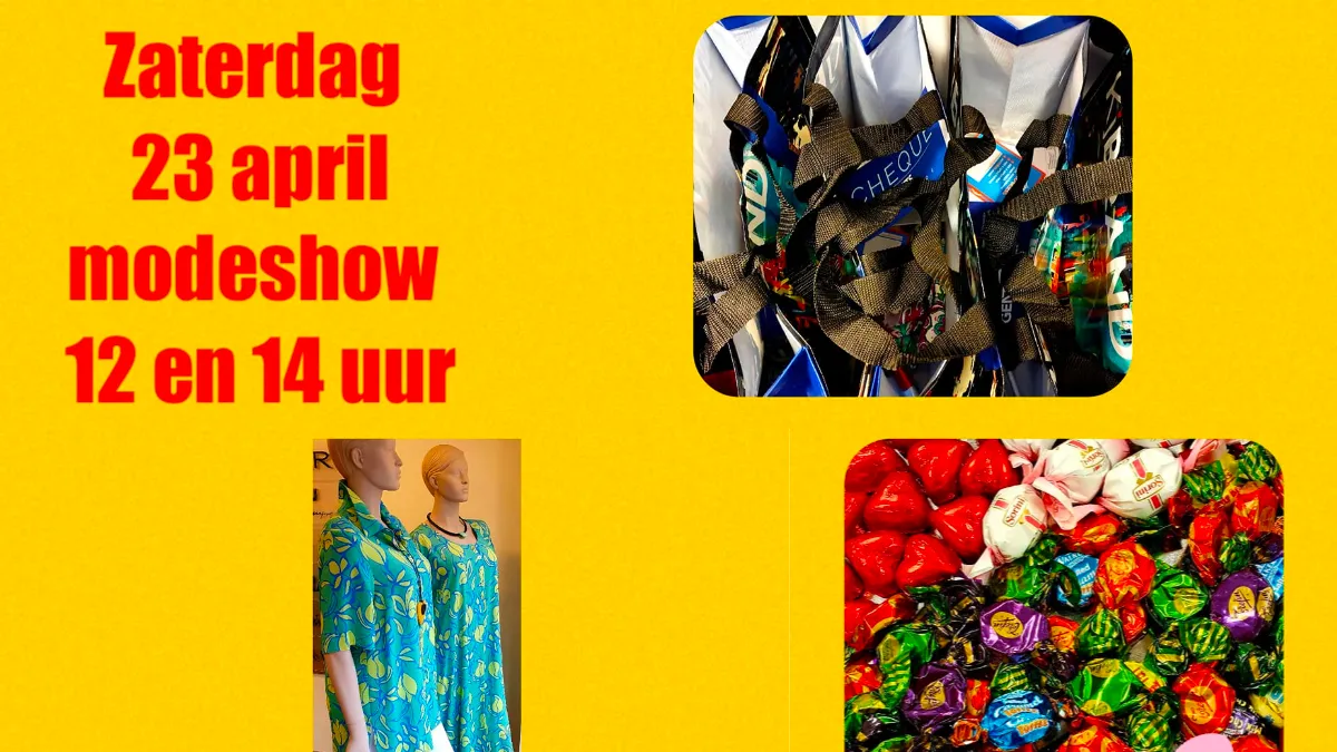 modeshow bij vonja xl op 23 april 2022