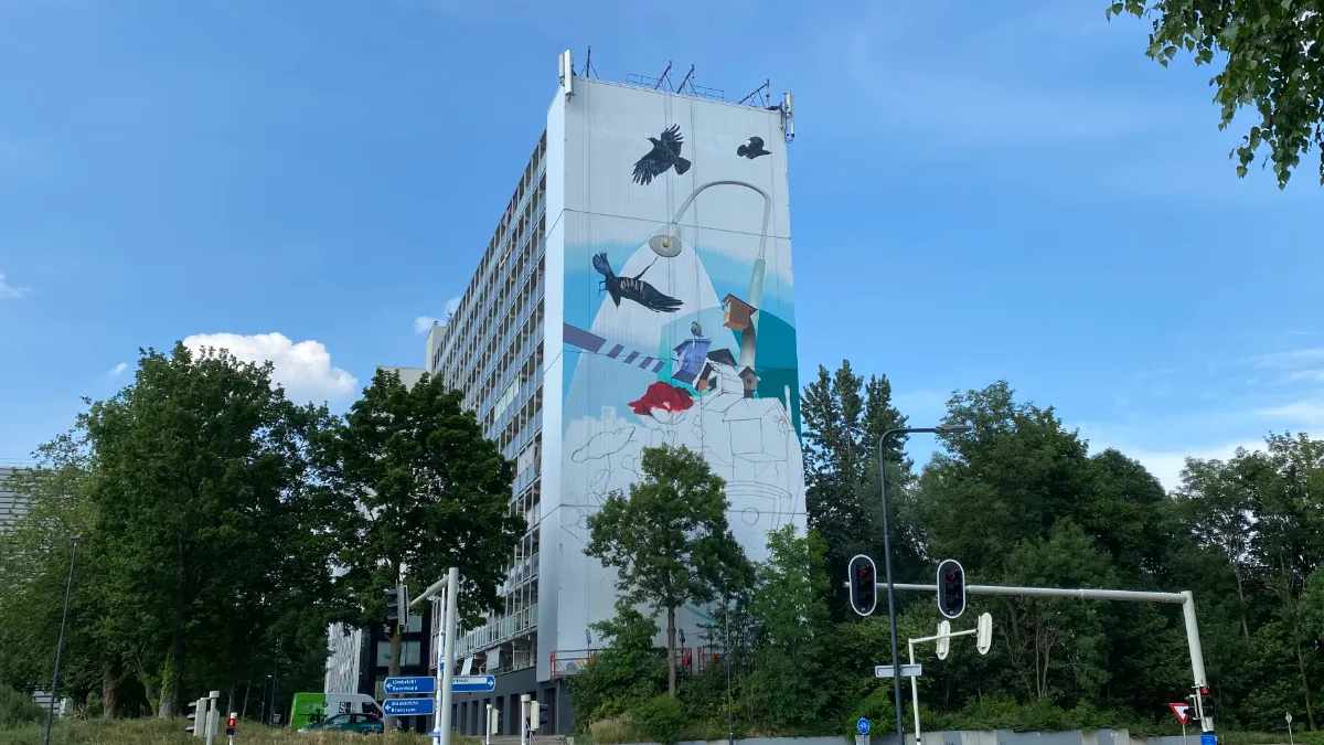 mural eerste eisenhowerflat