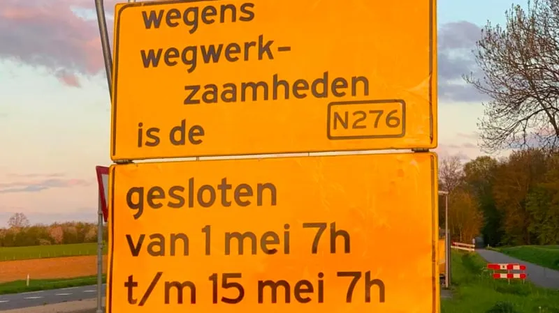 n276 twee weken dicht bij windraak