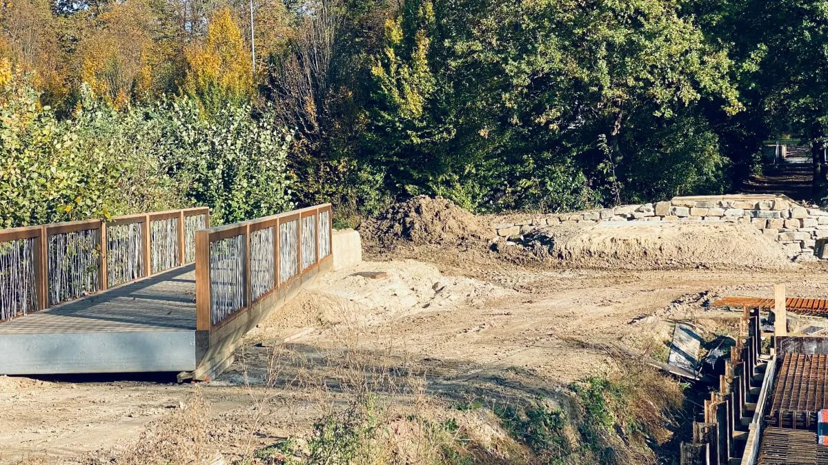 nieuwe brug stadspark sittard bij berkenlaan