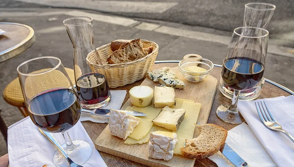pain vin fromage france frankrijk
