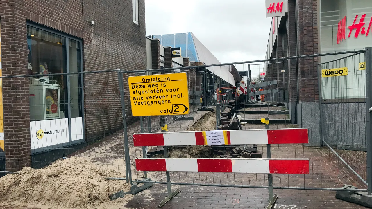paradijsstraat sittard deels afgezet