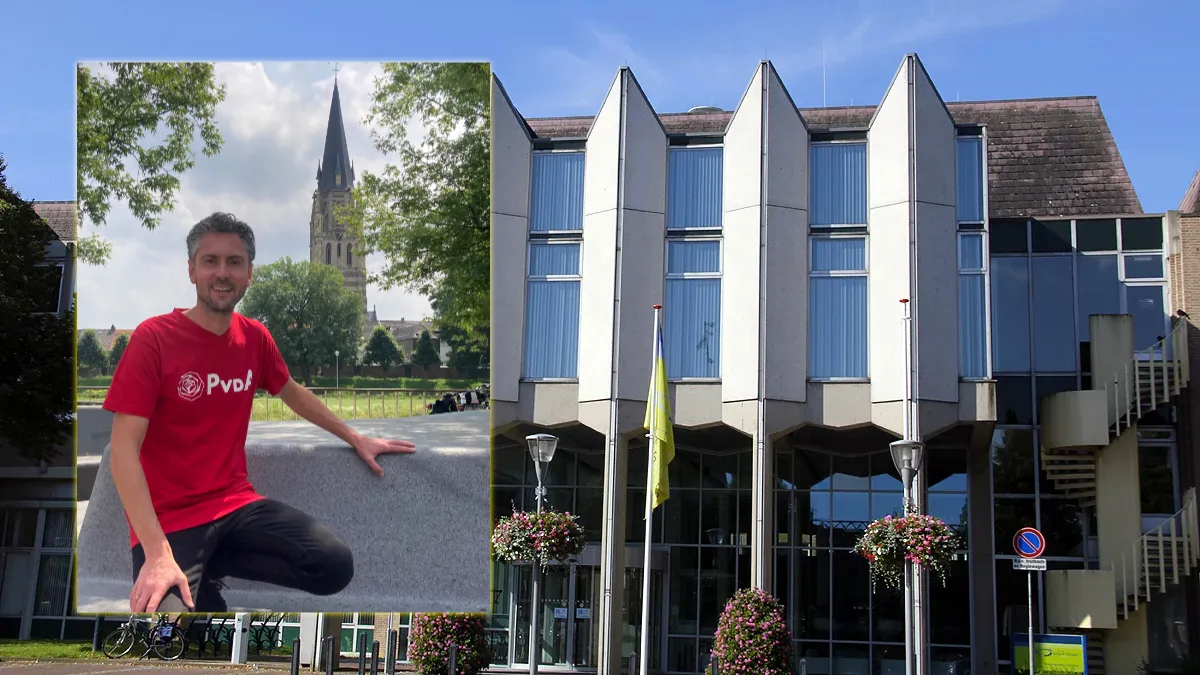 paul kubben lijsttrekker pvda gemeentehuis stadswinkel geleen