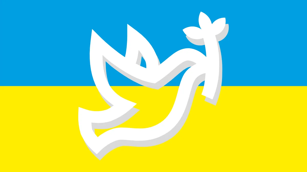 peace ukraine duif