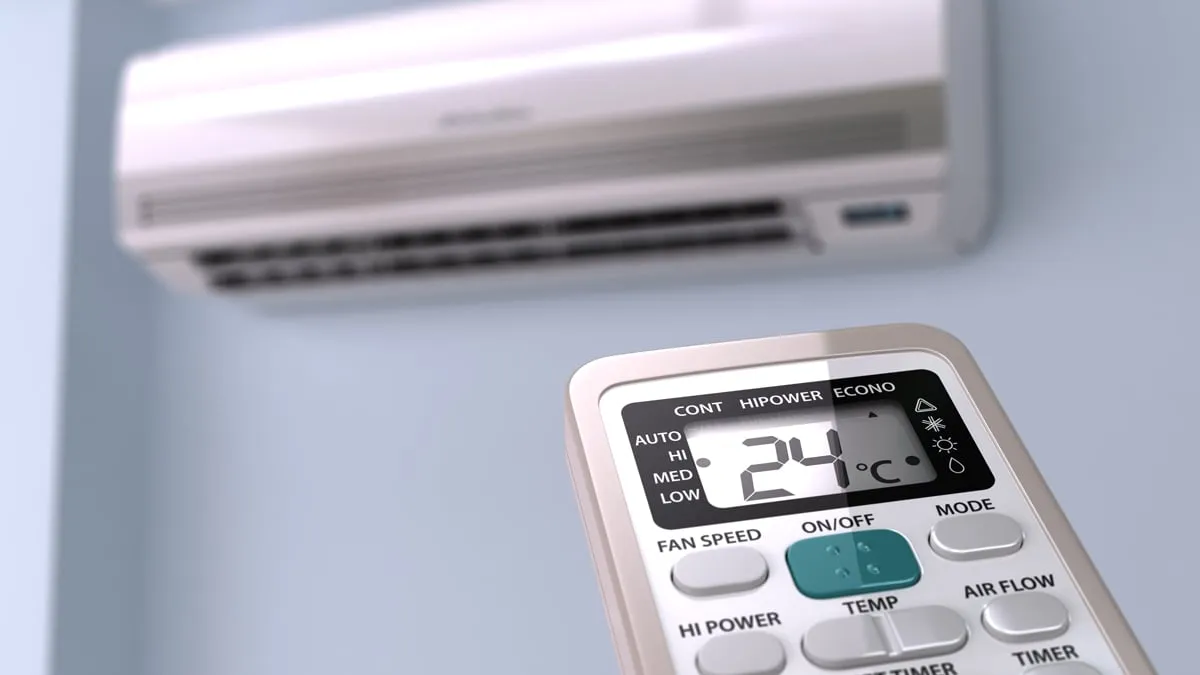 remote control directed airconditioner system