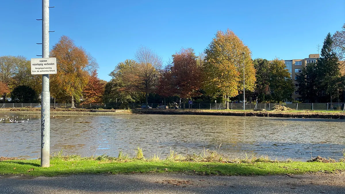roeivijver leeggepompt stadspark sittard 2