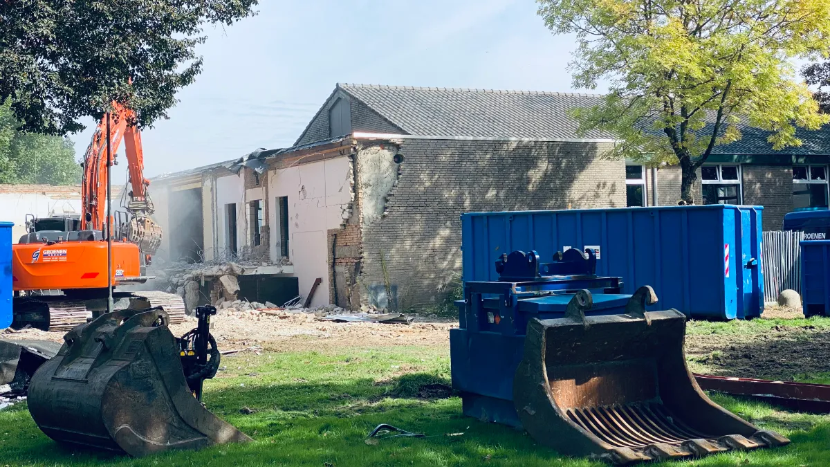 sloop voormalig gemeenschapshuis de baandert
