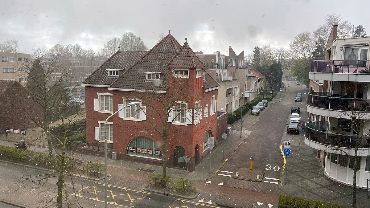 sneeuw op tweede paasdag 2021