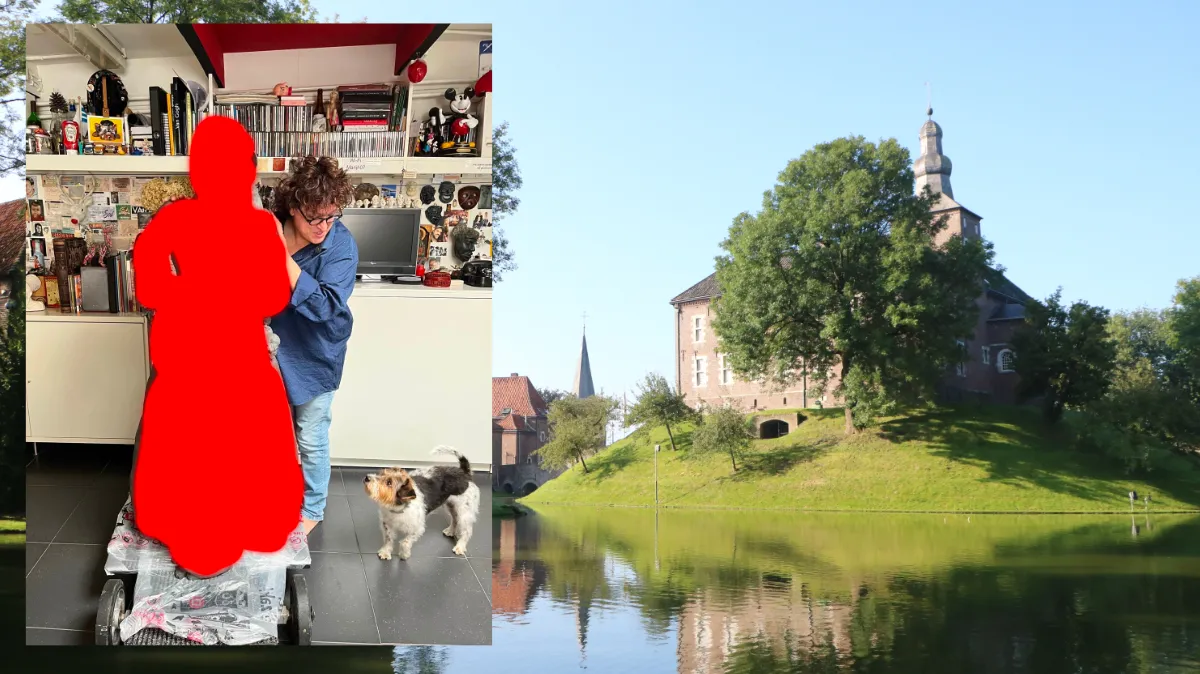 standbeeld entgen luijten gracht kasteel limbricht