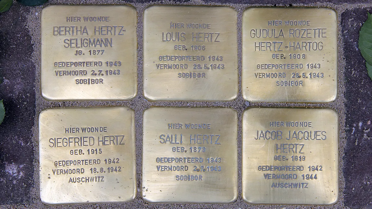 stolpersteine familie hertz