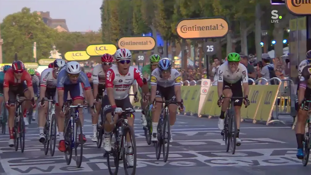 tdf etappe 21 caleb ewan