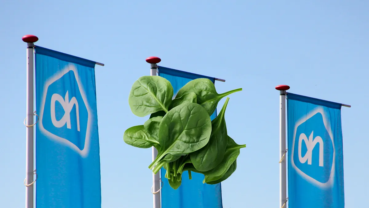 terugroepactie spinazie drie vlaggen ah albert heijn