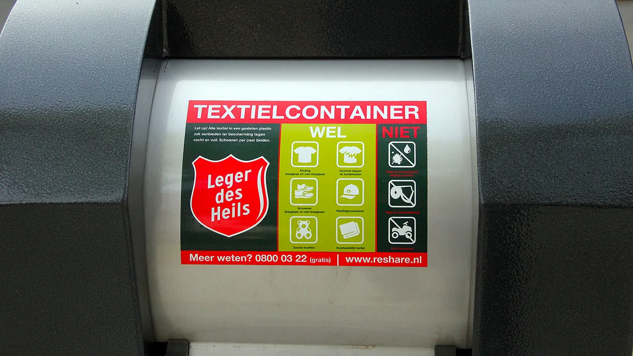 textielcontainer recycleparkje