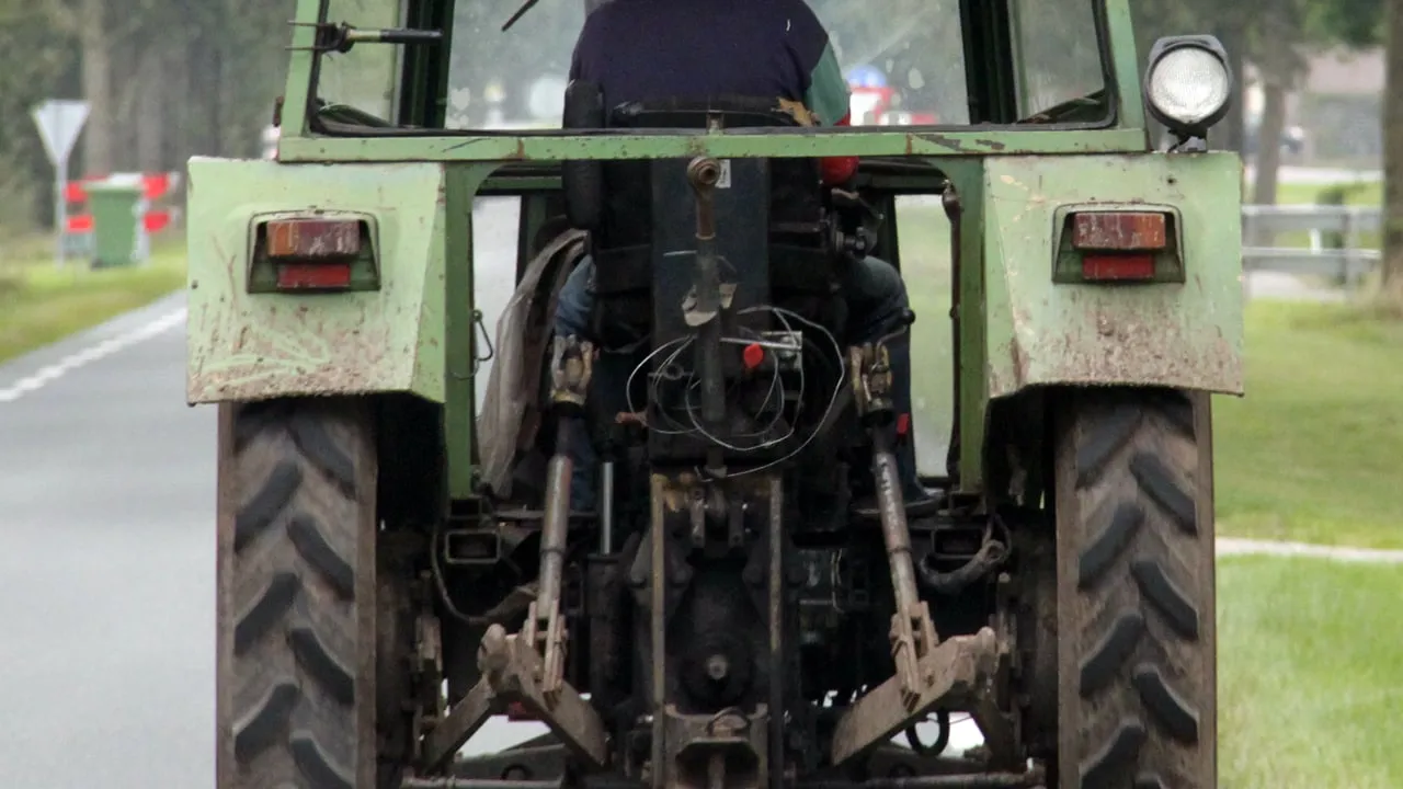 tractor achterkant