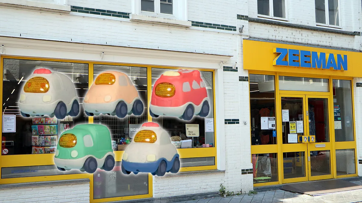 veiligheidswaarschuwing autootjes zeeman winkel sittard 2